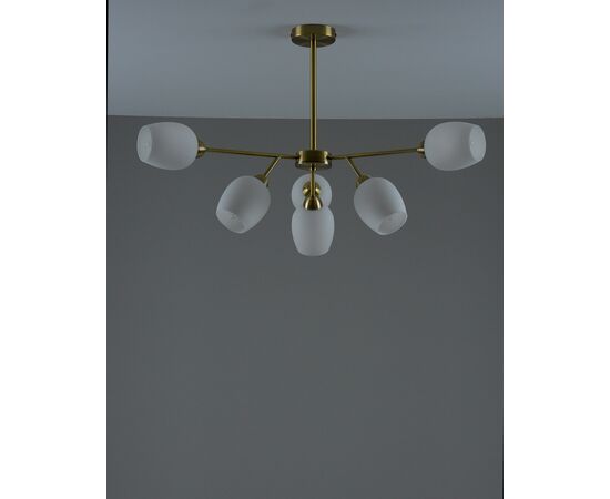 Люстра потолочная Moderli V10820-6C Cassy, изображение 2 | Интернет магазин мебели и декора LifeDekor