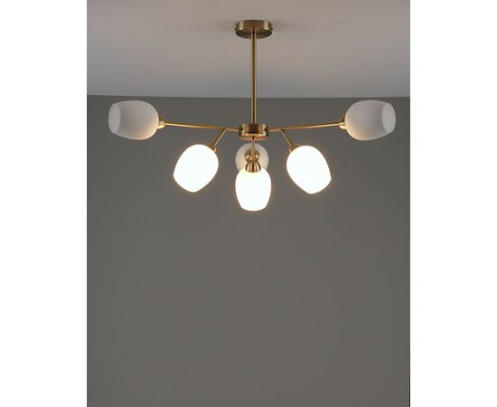 Люстра потолочная Moderli V10820-6C Cassy, изображение 5 | Интернет магазин мебели и декора LifeDekor