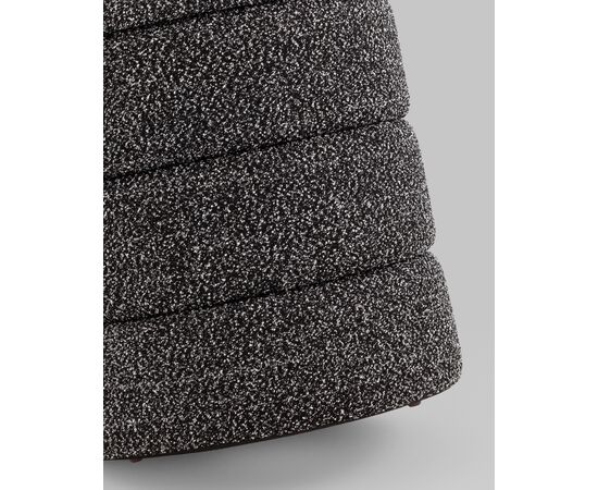 Пуф с ящиком Hive S букле черный меланж, изображение 8 | Интернет магазин мебели и декора LifeDekor