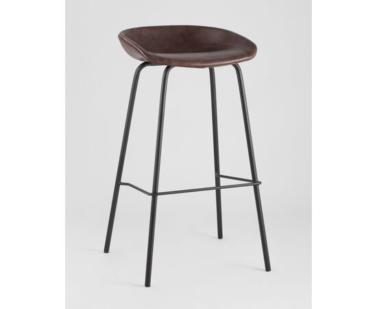 Стул барный Beetle Lite PU коричневый 2 шт, изображение 2 | Интернет магазин мебели и декора LifeDekor