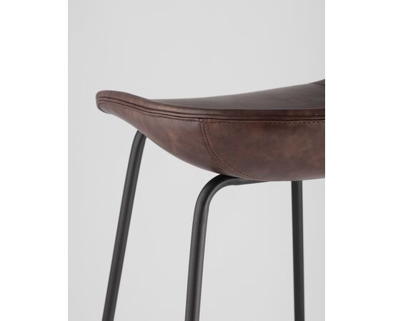 Стул барный Beetle Lite PU коричневый 2 шт, изображение 7 | Интернет магазин мебели и декора LifeDekor