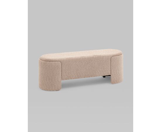 Банкетка Taks букле капучино, изображение 2 | Интернет магазин мебели и декора LifeDekor