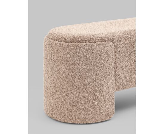 Банкетка Taks букле капучино, изображение 6 | Интернет магазин мебели и декора LifeDekor