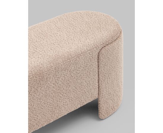 Банкетка Taks букле капучино, изображение 7 | Интернет магазин мебели и декора LifeDekor