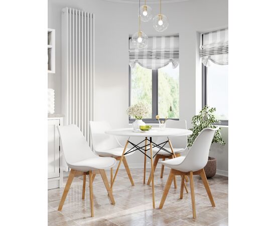 Стул FRANKFURT белый 4 шт., изображение 4 | Интернет магазин мебели и декора LifeDekor