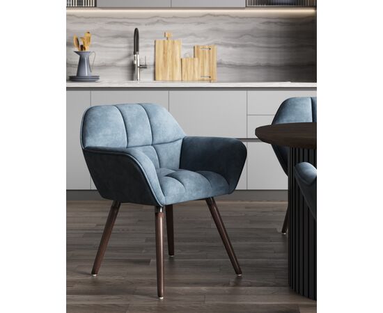 Кресло Брайан глубокий синий NC, изображение 5 | Интернет магазин мебели и декора LifeDekor