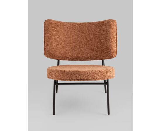 Кресло District Lounge букле терракотовый, изображение 8 | Интернет магазин мебели и декора LifeDekor