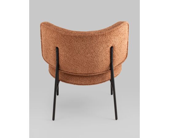 Кресло District Lounge букле терракотовый, изображение 9 | Интернет магазин мебели и декора LifeDekor