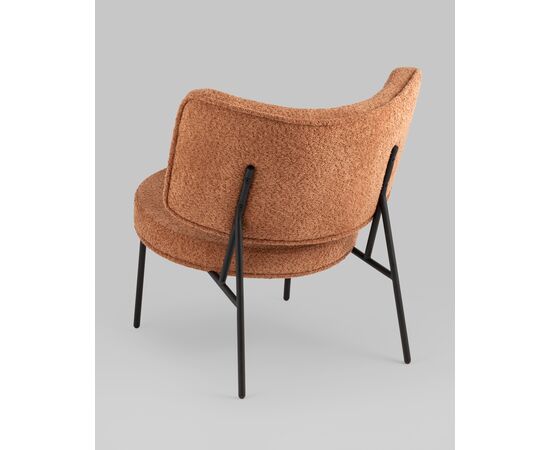 Кресло District Lounge букле терракотовый, изображение 10 | Интернет магазин мебели и декора LifeDekor