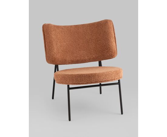 Кресло District Lounge букле терракотовый, изображение 7 | Интернет магазин мебели и декора LifeDekor