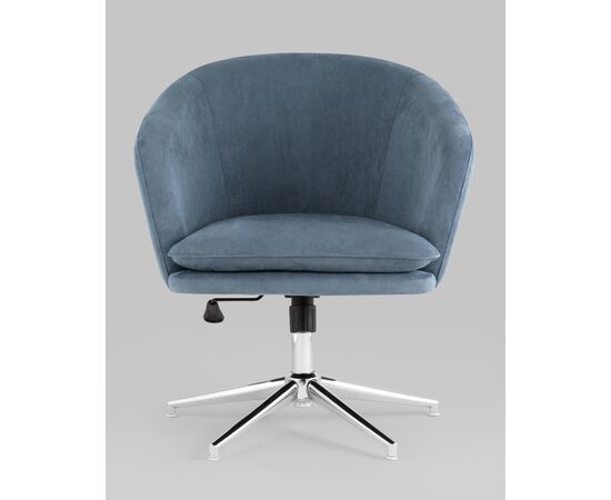 Кресло Харис регулируемое замша синий NC, изображение 4 | Интернет магазин мебели и декора LifeDekor