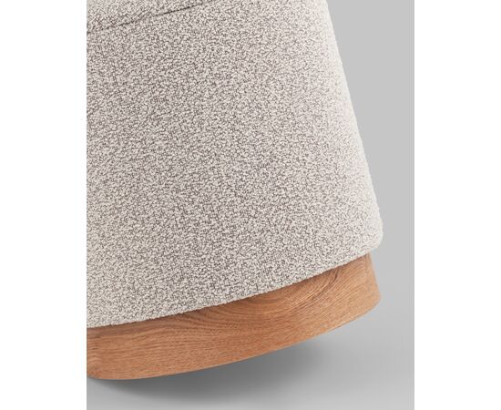 Пуф с ящиком Холли S букле бежевый, изображение 6 | Интернет магазин мебели и декора LifeDekor