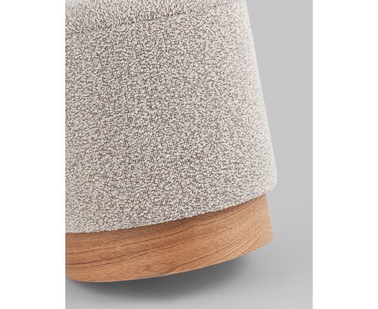 Пуф с ящиком Холли XS букле бежевый, изображение 4 | Интернет магазин мебели и декора LifeDekor