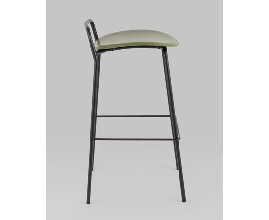 Стул барный Mantis экокожа зеленый, изображение 4 | Интернет магазин мебели и декора LifeDekor