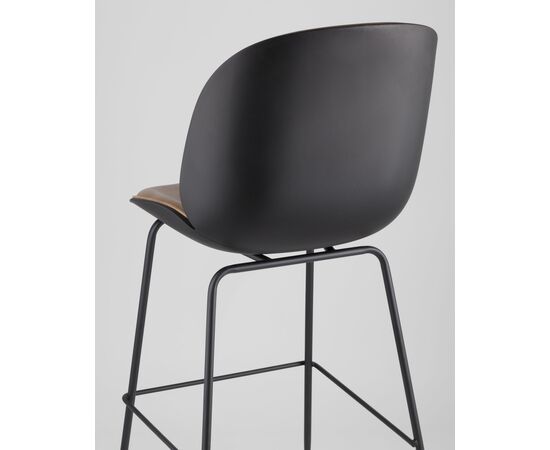 Стул барный Beetle PU со спинкой бежевый 2 шт, изображение 7 | Интернет магазин мебели и декора LifeDekor