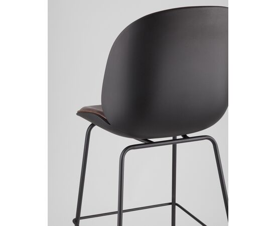 Стул барный Beetle PU со спинкой коричневый 2 шт, изображение 7 | Интернет магазин мебели и декора LifeDekor