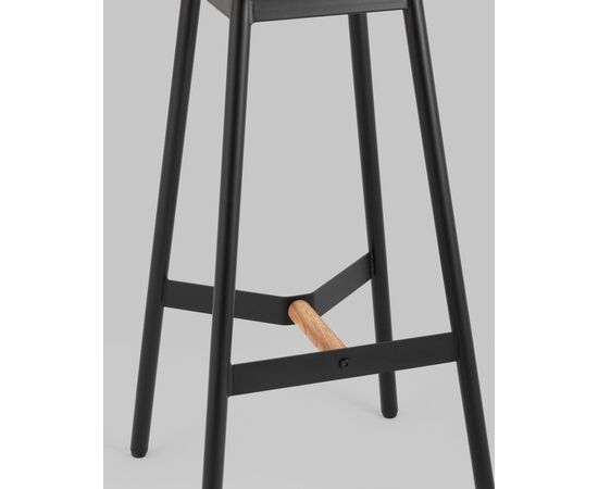Стул барный Knobb черный 2 шт, изображение 6 | Интернет магазин мебели и декора LifeDekor