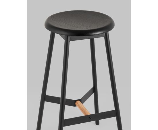 Стул барный Knobb черный 2 шт, изображение 7 | Интернет магазин мебели и декора LifeDekor