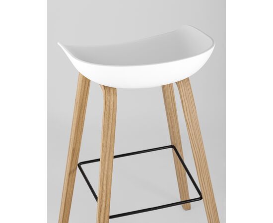 Стул барный LIBRA БЕЛЫЙ 2 шт, изображение 7 | Интернет магазин мебели и декора LifeDekor