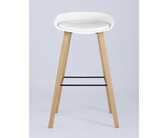 Стул барный LIBRA SOFT БЕЛЫЙ 2 шт, изображение 3 | Интернет магазин мебели и декора LifeDekor