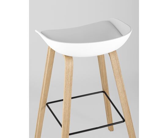 Стул барный LIBRA SOFT БЕЛЫЙ 2 шт, изображение 7 | Интернет магазин мебели и декора LifeDekor