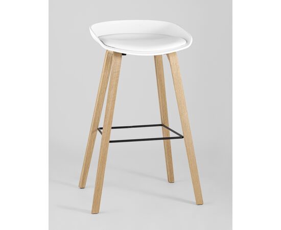 Стул барный LIBRA SOFT БЕЛЫЙ 2 шт, изображение 2 | Интернет магазин мебели и декора LifeDekor