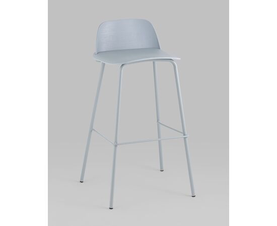 Стул барный Mist серо-голубой 4 шт, изображение 2 | Интернет магазин мебели и декора LifeDekor
