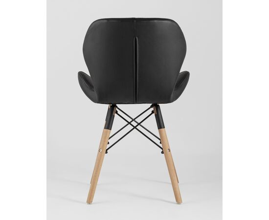 Стул Бон экокожа черный 4 шт., изображение 5 | Интернет магазин мебели и декора LifeDekor