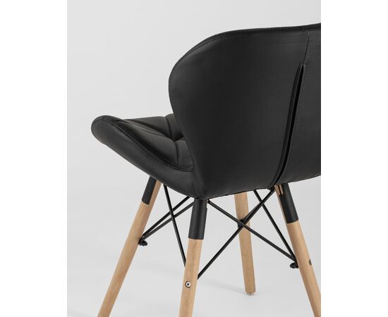 Стул Бон экокожа черный 4 шт., изображение 7 | Интернет магазин мебели и декора LifeDekor