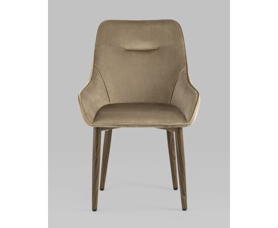 Стул Диана велюр бежевый 4 шт, изображение 3 | Интернет магазин мебели и декора LifeDekor