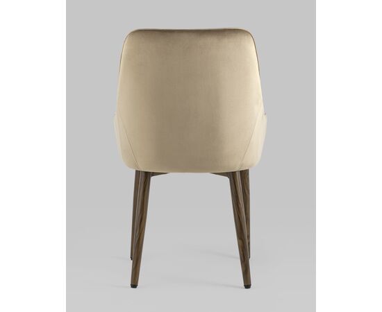 Стул Диана велюр бежевый 4 шт, изображение 5 | Интернет магазин мебели и декора LifeDekor