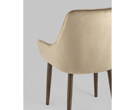 Стул Диана велюр бежевый 4 шт, изображение 7 | Интернет магазин мебели и декора LifeDekor