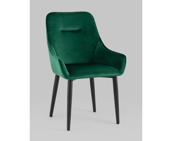 Стул Диана велюр изумрудный 4 шт, изображение 2 | Интернет магазин мебели и декора LifeDekor