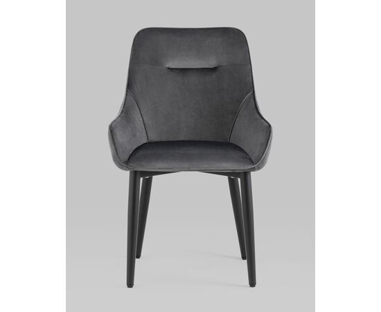 Стул Диана велюр серый 4 шт, изображение 3 | Интернет магазин мебели и декора LifeDekor