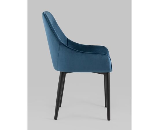 Стул Диана велюр сине-зеленый 4 шт, изображение 4 | Интернет магазин мебели и декора LifeDekor