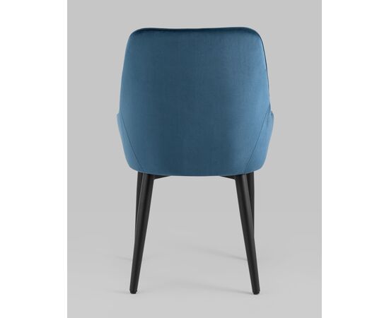 Стул Диана велюр сине-зеленый 4 шт, изображение 5 | Интернет магазин мебели и декора LifeDekor