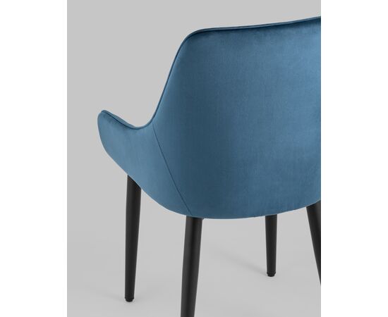 Стул Диана велюр сине-зеленый 4 шт, изображение 7 | Интернет магазин мебели и декора LifeDekor