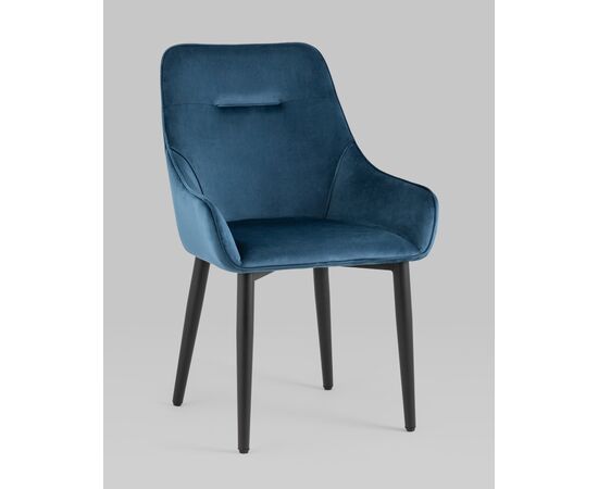 Стул Диана велюр сине-зеленый 4 шт, изображение 2 | Интернет магазин мебели и декора LifeDekor