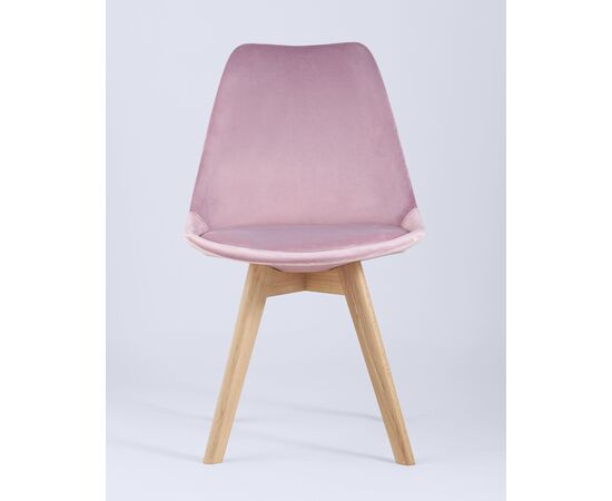 Стул FRANKFURT велюр розовый 4 шт., изображение 3 | Интернет магазин мебели и декора LifeDekor