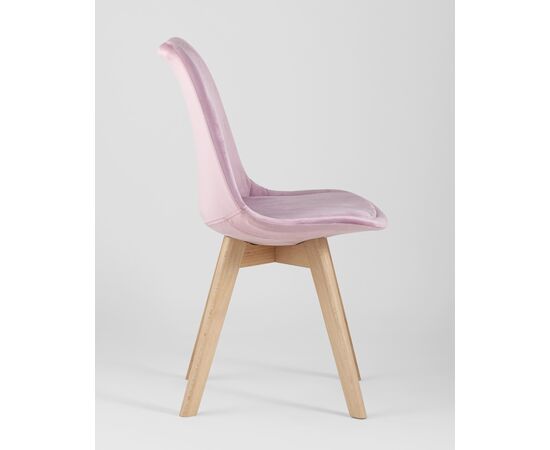 Стул FRANKFURT велюр розовый 4 шт., изображение 4 | Интернет магазин мебели и декора LifeDekor