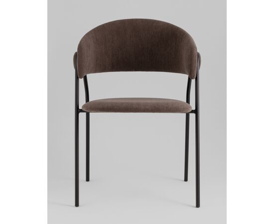 Стул Колин NEW вельвет коричневый, изображение 3 | Интернет магазин мебели и декора LifeDekor