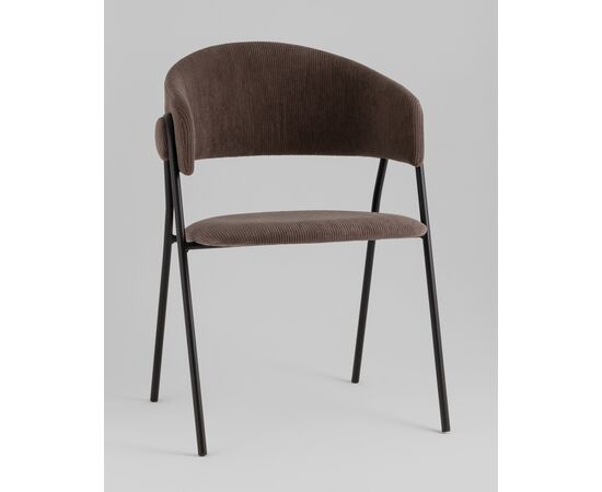 Стул Колин NEW вельвет коричневый, изображение 2 | Интернет магазин мебели и декора LifeDekor