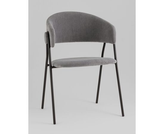 Стул Колин NEW вельвет серый, изображение 2 | Интернет магазин мебели и декора LifeDekor