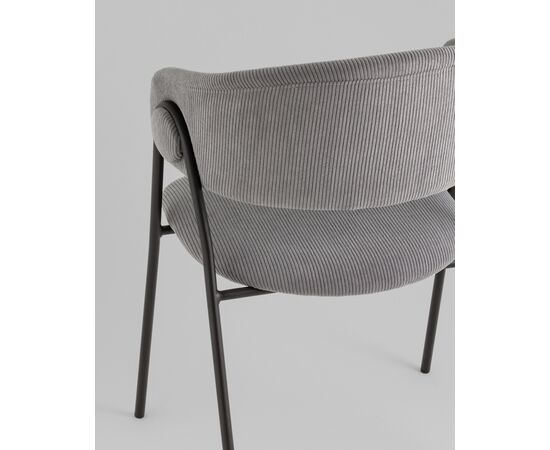 Стул Колин NEW вельвет серый, изображение 7 | Интернет магазин мебели и декора LifeDekor