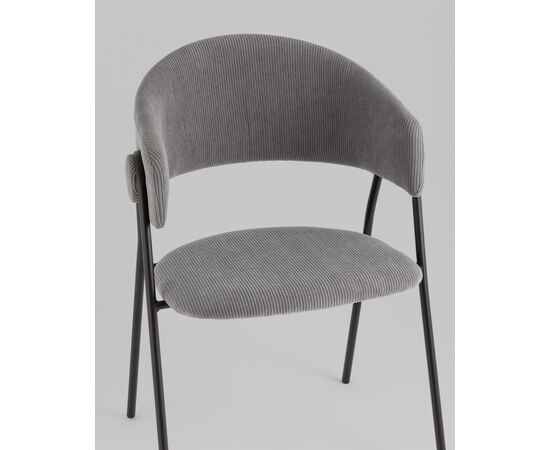 Стул Колин NEW вельвет серый, изображение 8 | Интернет магазин мебели и декора LifeDekor