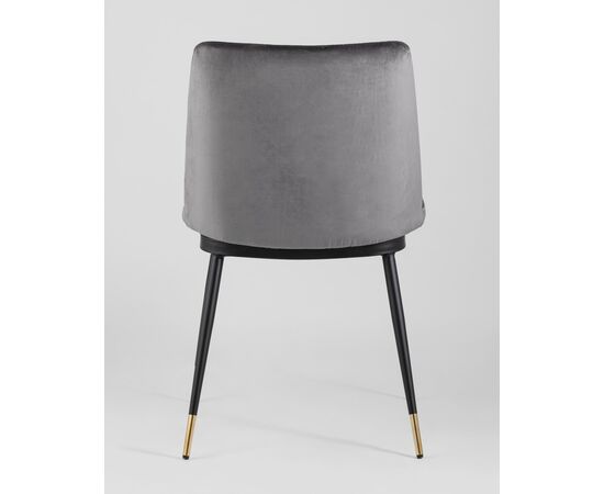 Стул Мелисса велюр темно-серый 2 шт, изображение 5 | Интернет магазин мебели и декора LifeDekor