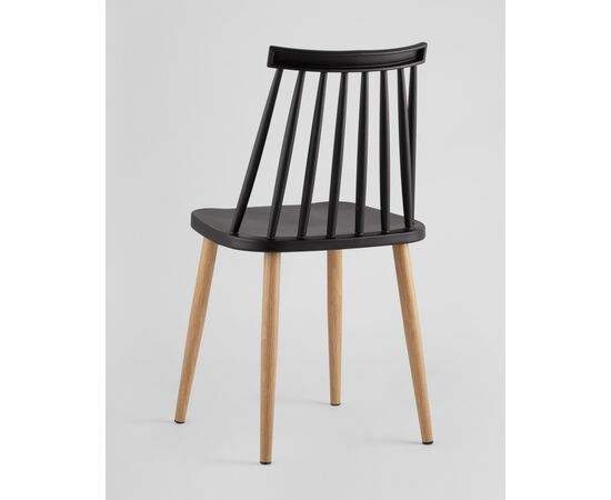 Стул Морган пластиковый черный 4 шт, изображение 6 | Интернет магазин мебели и декора LifeDekor