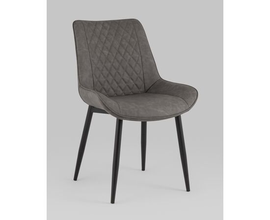 Стул Невада NEW экокожа серый, изображение 2 | Интернет магазин мебели и декора LifeDekor