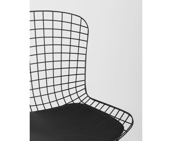 Стул обеденный Bertoia черный с черной подушкой 4 шт, изображение 20 | Интернет магазин мебели и декора LifeDekor
