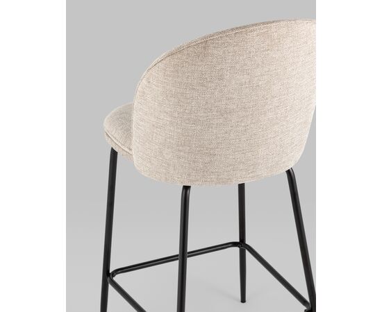 Стул полубарный Echo бежевый, изображение 7 | Интернет магазин мебели и декора LifeDekor